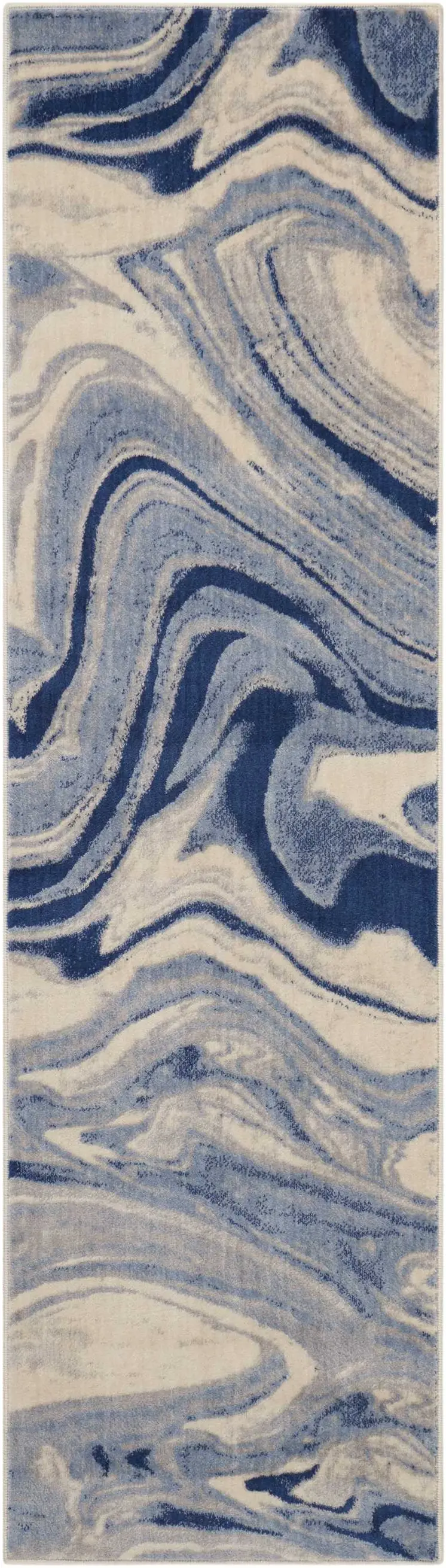 9' X 13' Gray Black and Beige Abstract Non Skid Area Rug