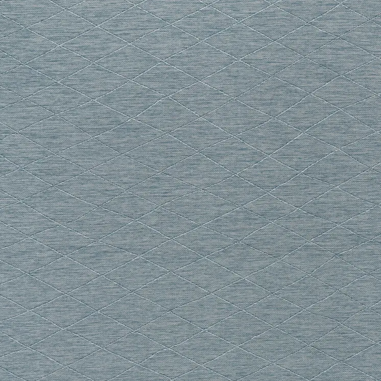 8' X 10' Aqua And Ivory Geometric Indoor Outdoor Area Rug
