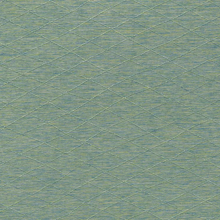 9' X 12' Blue And Green Geometric Indoor Outdoor Area Rug