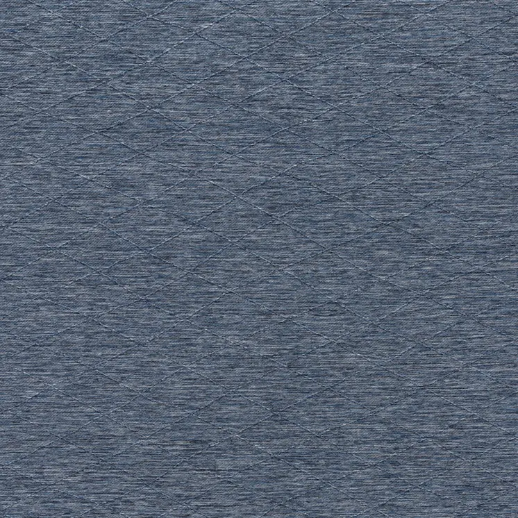 9' X 12' Navy Blue And Ivory Geometric Indoor Outdoor Area Rug