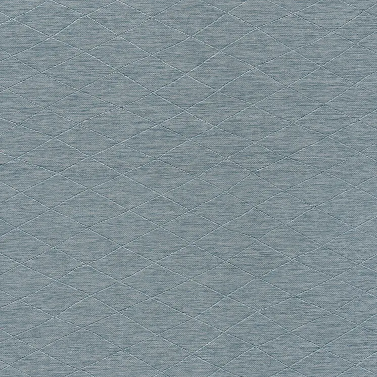 10' X 14' Aqua And Ivory Geometric Indoor Outdoor Area Rug