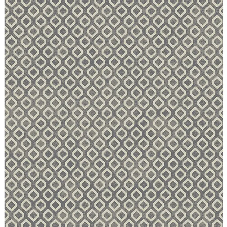 5' X 8' Beige and Gray Geometric Area Rug
