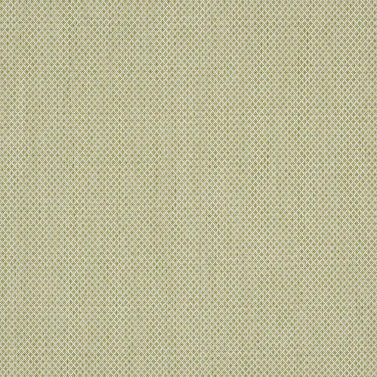 5' Ivory And Green Square Geometric Indoor Outdoor Area Rug