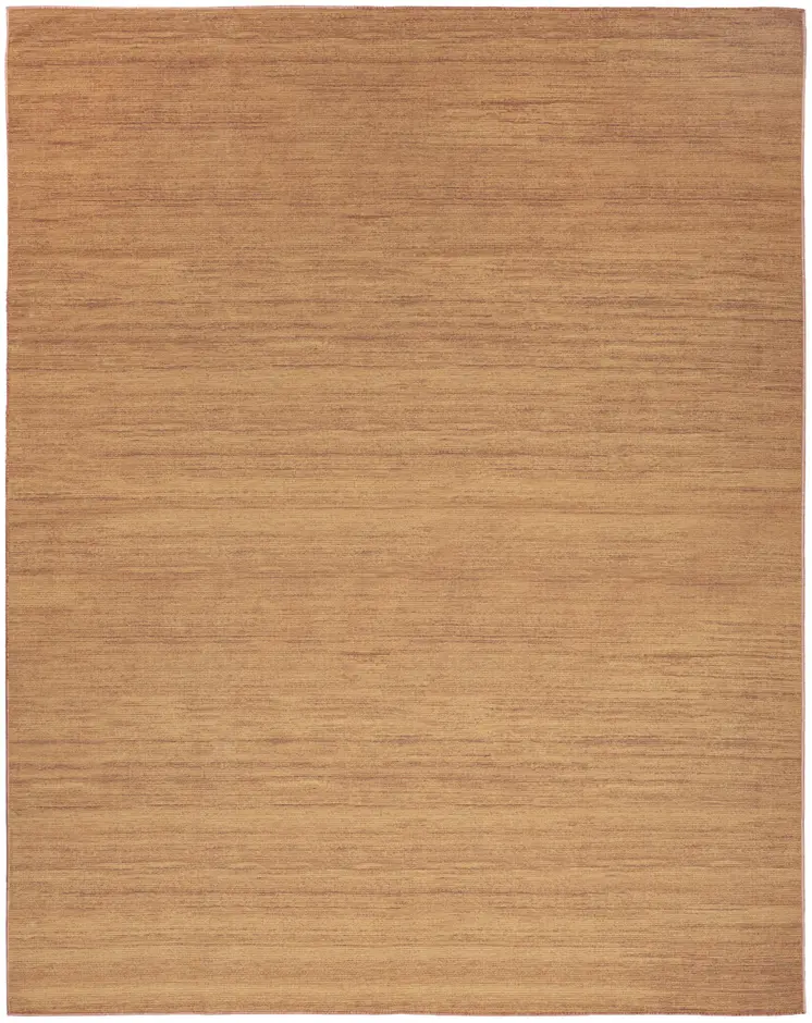 9' X 12' Copper Abstract Washable Area Rug