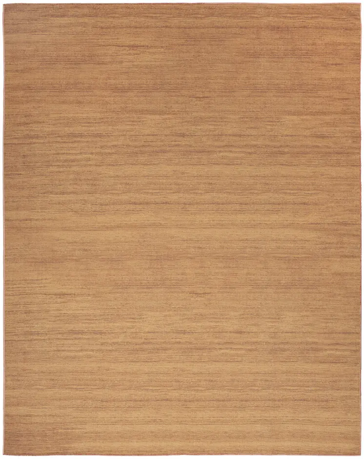 9' X 12' Copper Abstract Washable Area Rug
