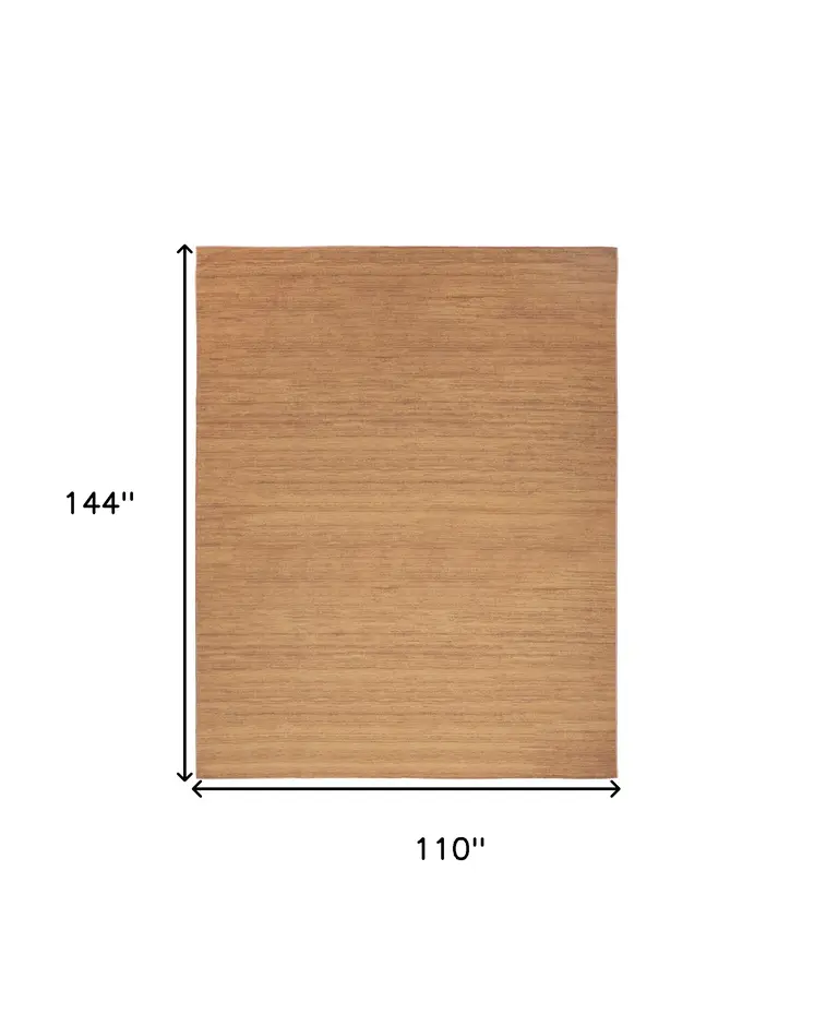 9' X 12' Copper Abstract Washable Area Rug