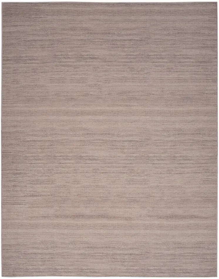 9' X 12' Gray Abstract Washable Area Rug