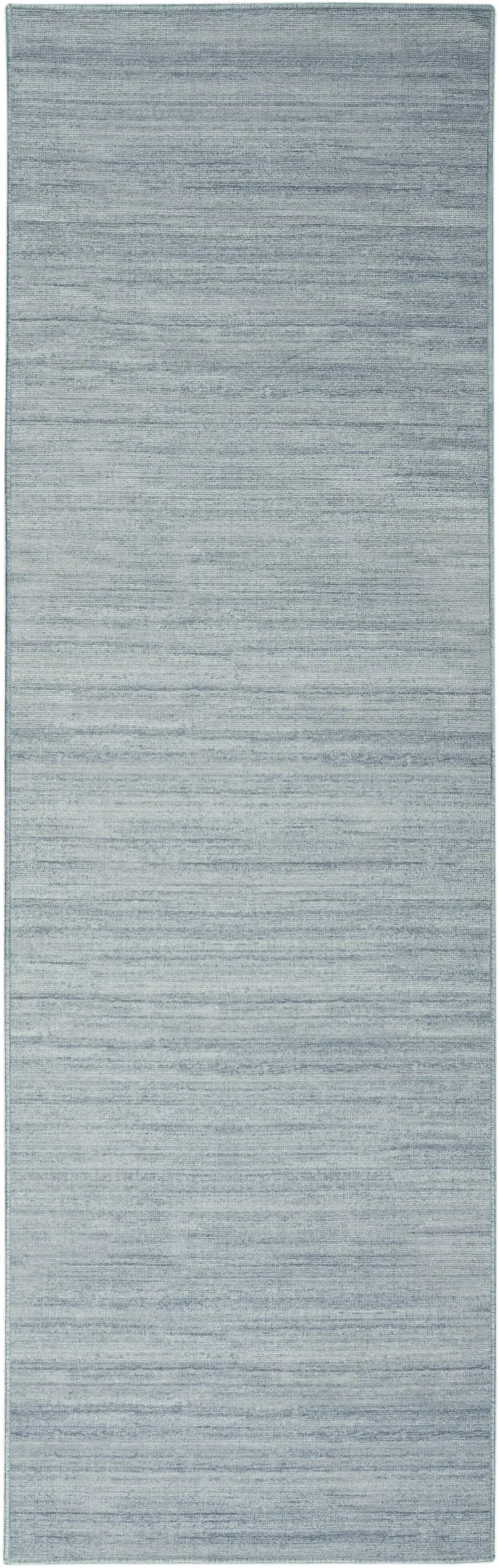 10' Aqua Abstract Washable Runner Rug