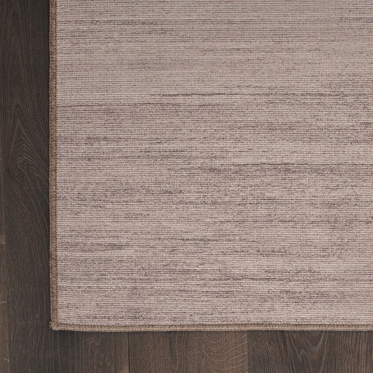 10' Gray Abstract Washable Runner Rug