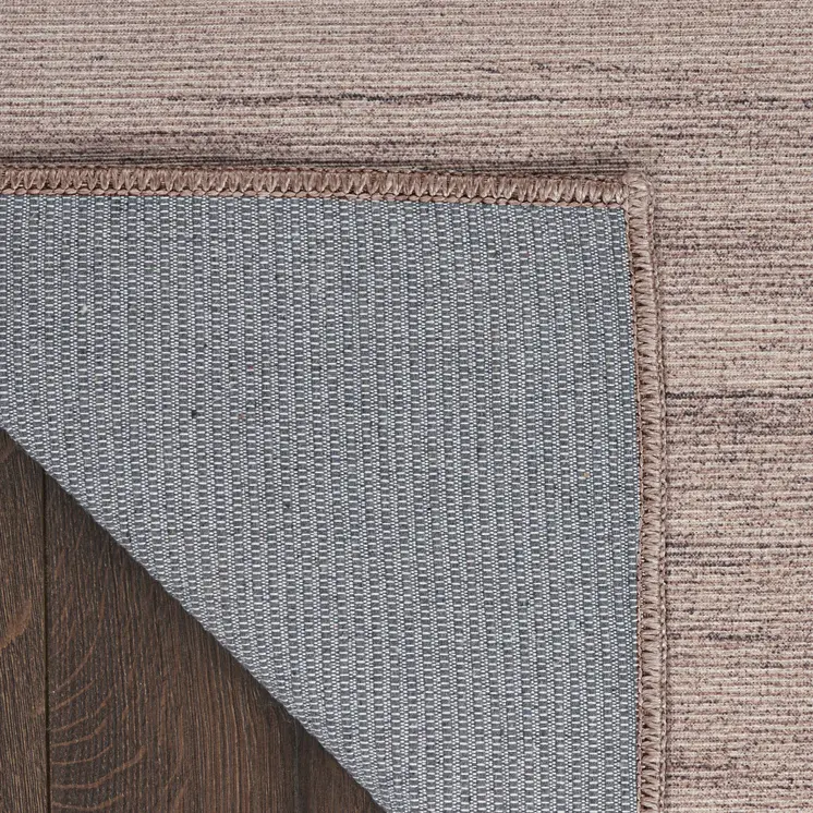 10' Gray Abstract Washable Runner Rug