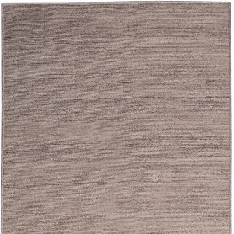 10' Gray Abstract Washable Runner Rug