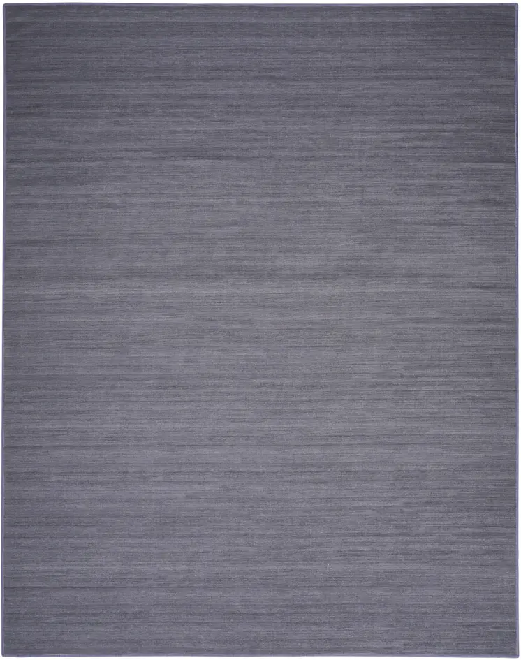 6' X 9' Navy Blue Abstract Washable Area Rug