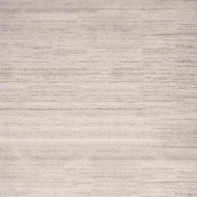 6' X 9' Ivory and Light Brown Abstract Washable Area Rug
