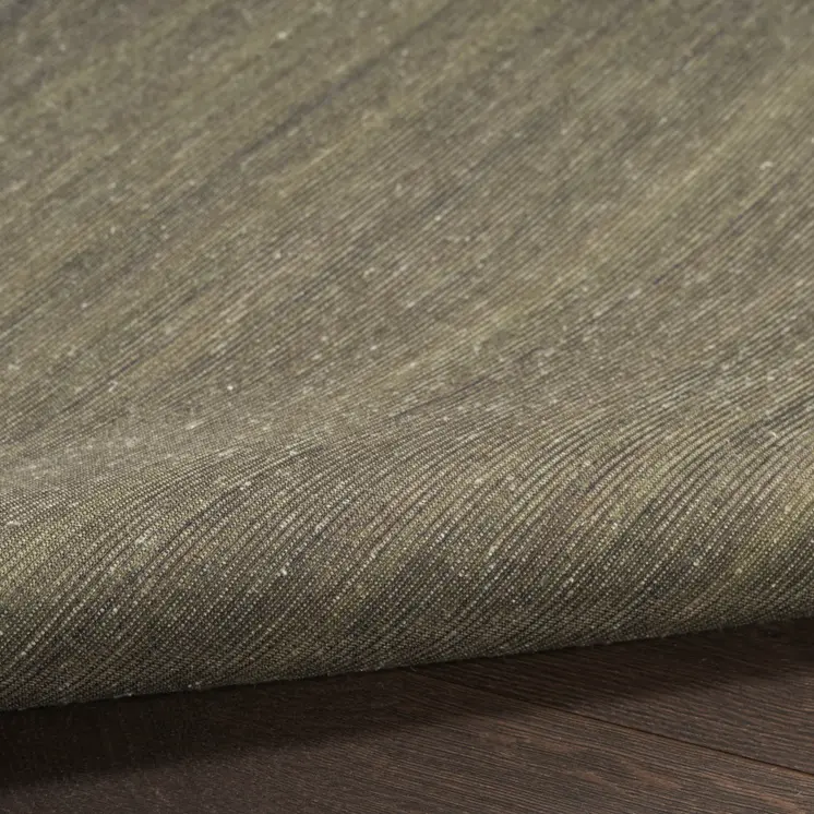 6' X 9' Green Abstract Washable Area Rug