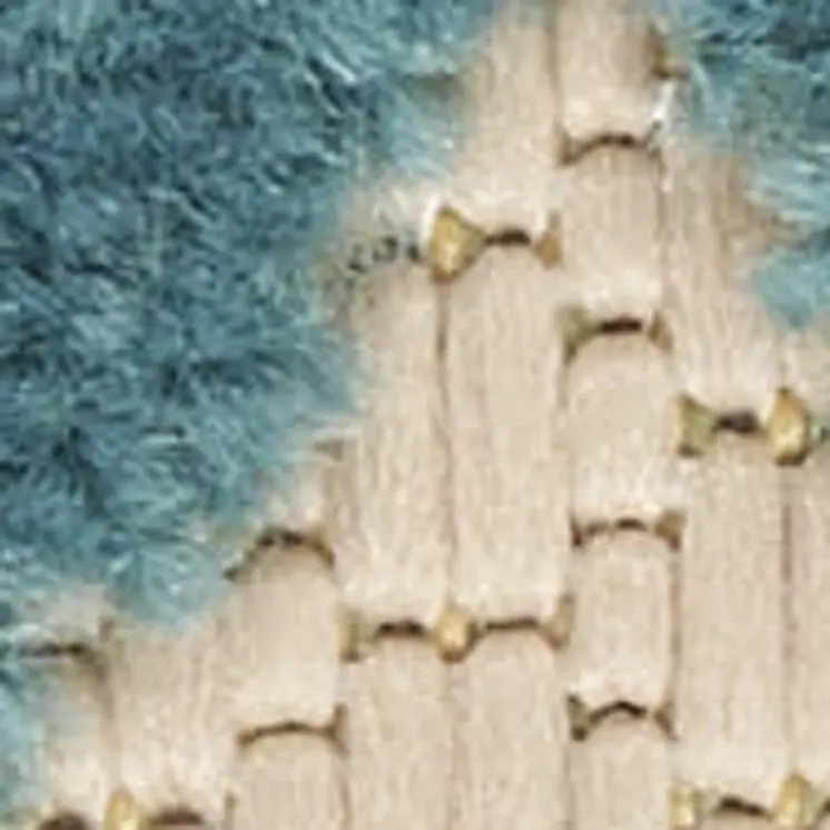6' X 9' Green Abstract Washable Area Rug