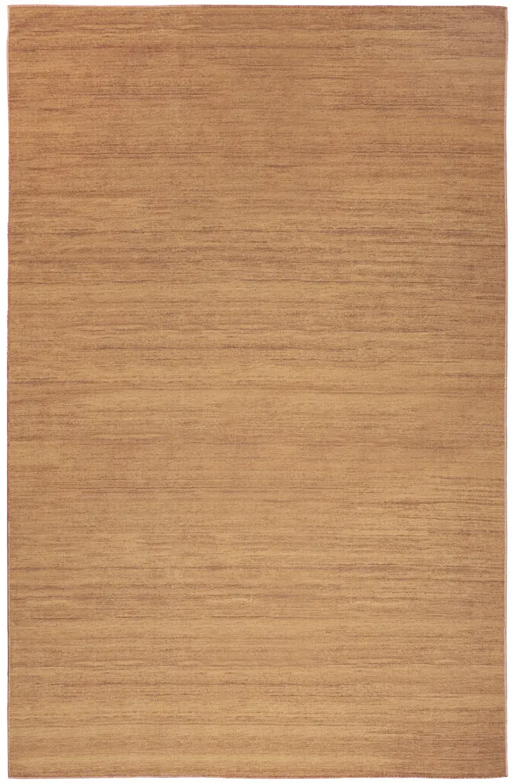5' X 7' Copper Abstract Washable Area Rug