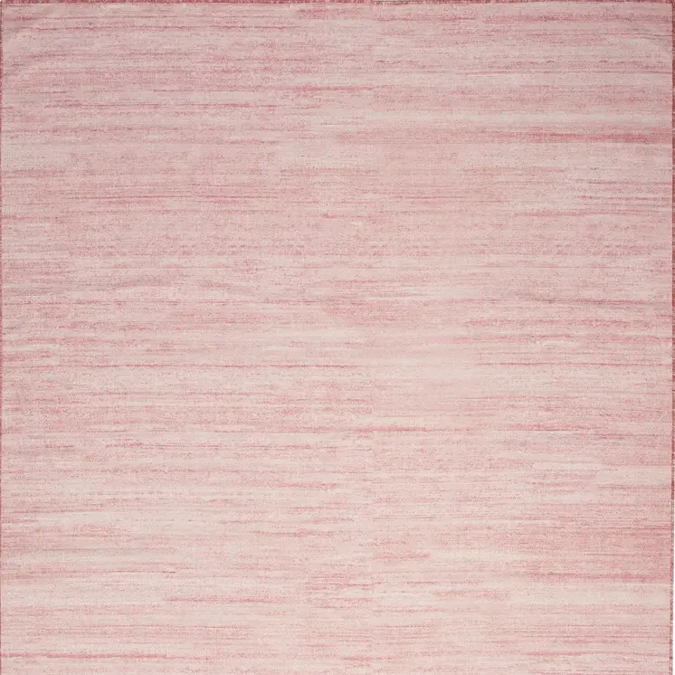 5' X 7' Pink Abstract Washable Area Rug
