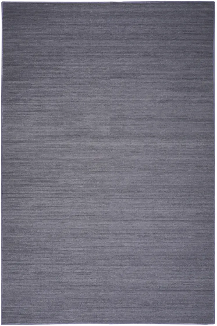 4' X 6' Navy Blue Abstract Washable Area Rug