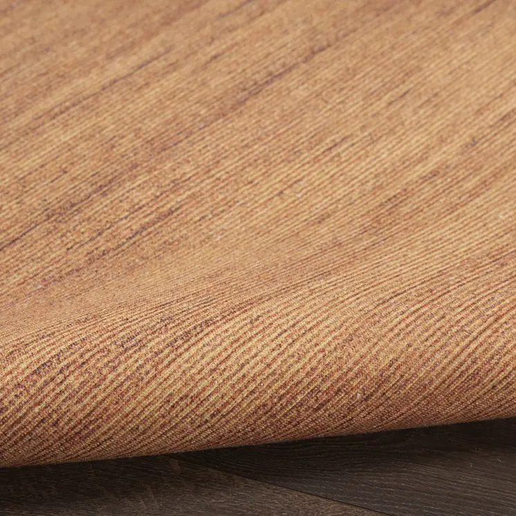 4' X 6' Copper Abstract Washable Area Rug