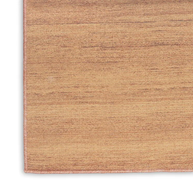 4' X 6' Copper Abstract Washable Area Rug