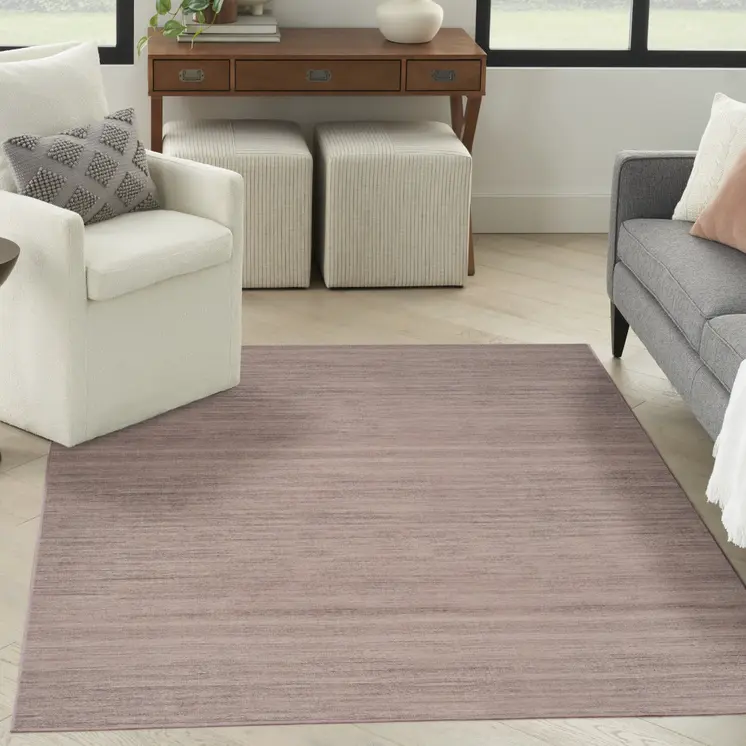 4' X 6' Gray Abstract Washable Area Rug