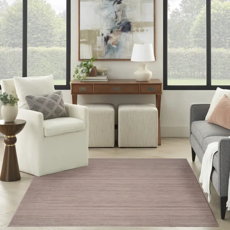 4' X 6' Gray Abstract Washable Area Rug