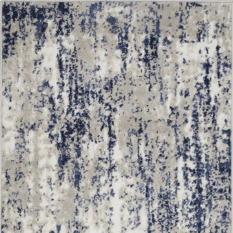 3' X 4' Ivory Abstract Area Rug
