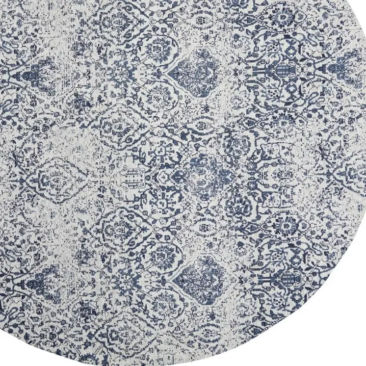 4' X 6' Ivory Red And Brown Floral Distressed Area Rug
