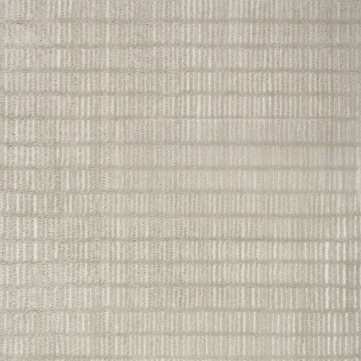 8' X 10' Ivory and Gray Geometric Area Rug