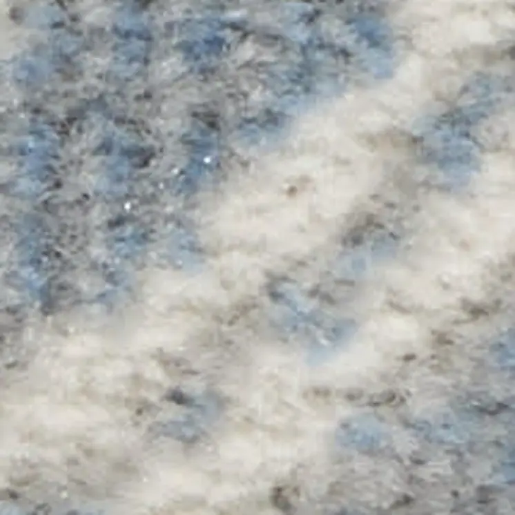 8' Blue And Yellow Oriental Runner Rug