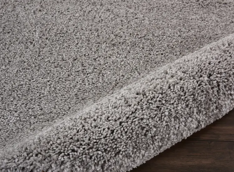 4' X 6' Gray Shag Area Rug