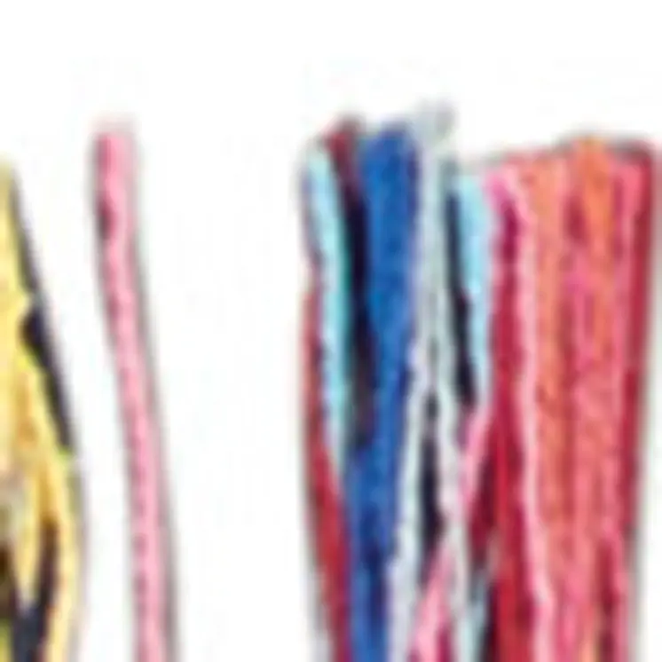 8' Blue And Red Southwestern Handmade Runner Rug With Fringe