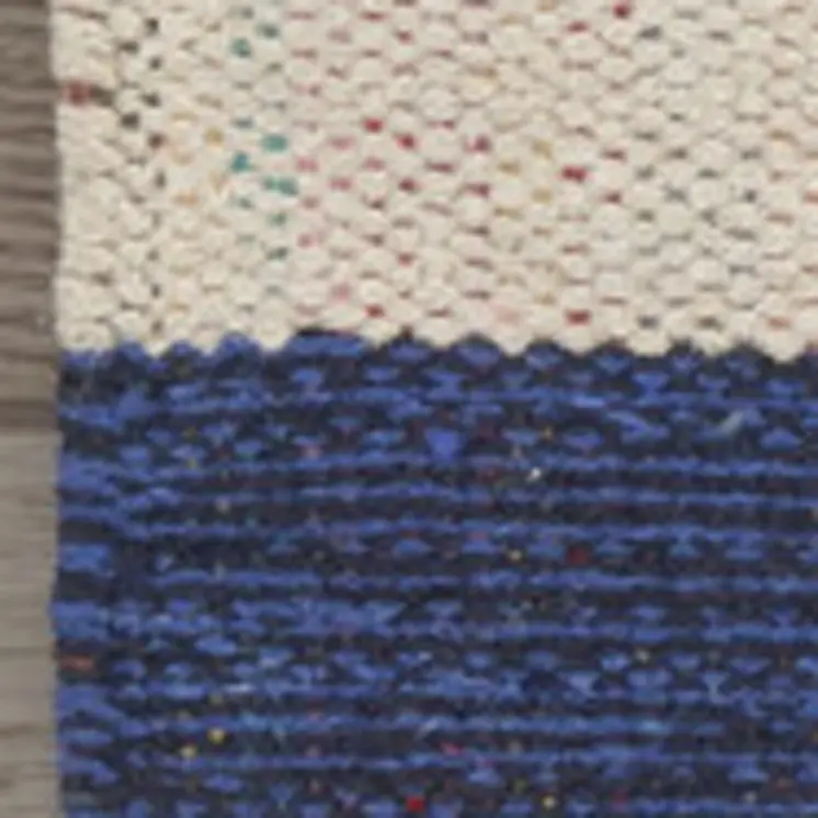 5' X 7' Ivory Southwestern Handmade Area Rug With Fringe