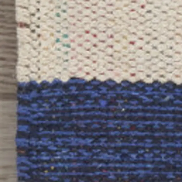 4' X 6' Ivory Southwestern Handmade Area Rug With Fringe