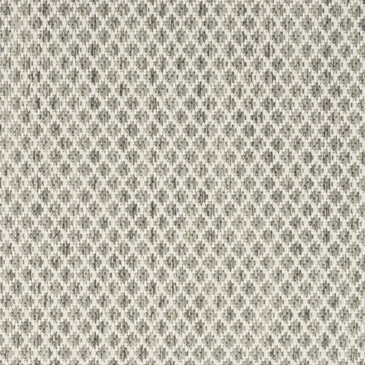 4' X 6' Ivory and Gray Abstract Non Skid Area Rug