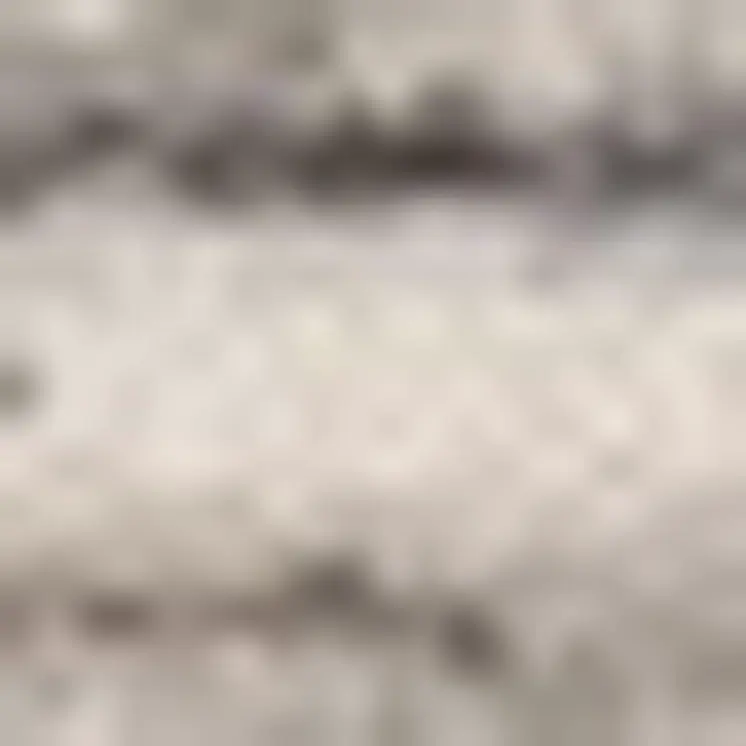 5' X 7' Cream Abstract Distressed Area Rug