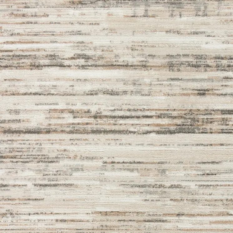 4' X 6' Cream Abstract Distressed Area Rug