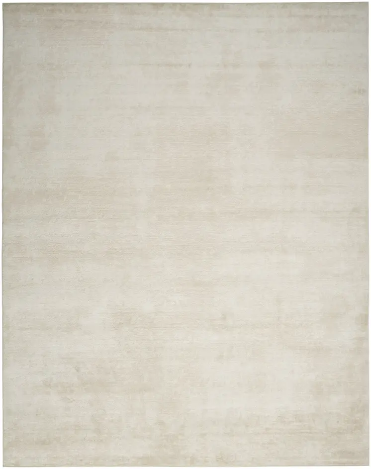 9' X 12' Cream Abstract Area Rug