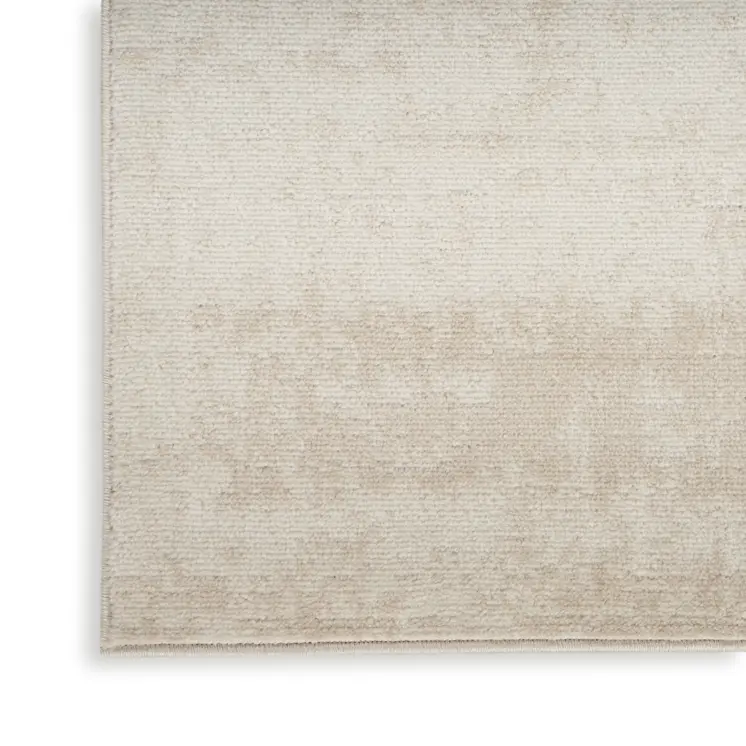 8' X 10' Cream Abstract Area Rug