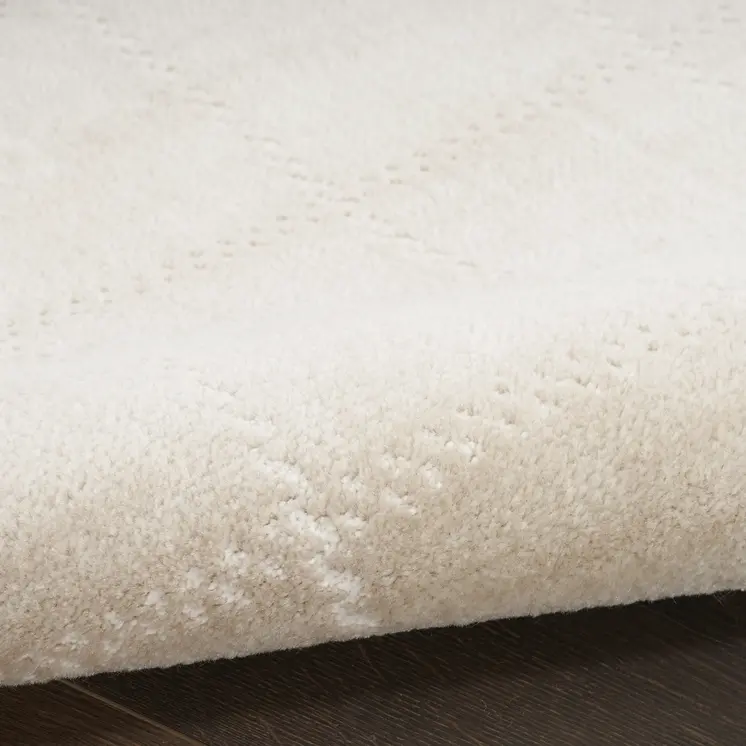 9' X 12' Cream Geometric Area Rug
