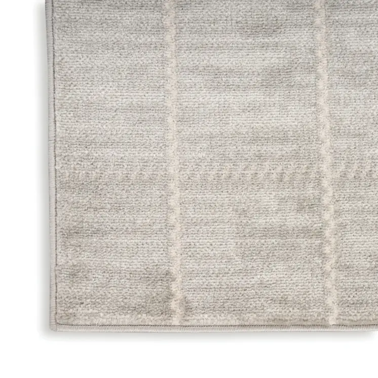 9' X 12' Gray Geometric Area Rug