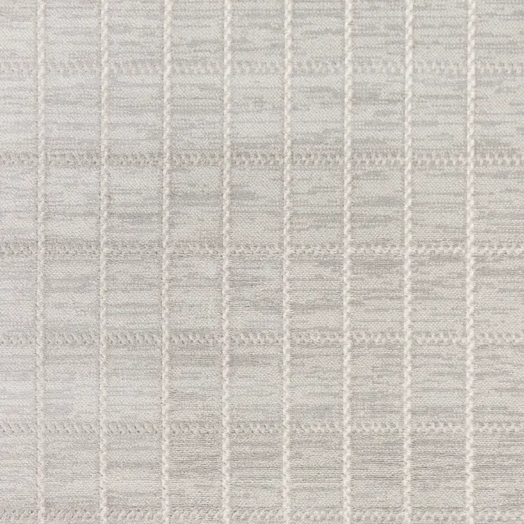4' X 6' Gray Geometric Area Rug