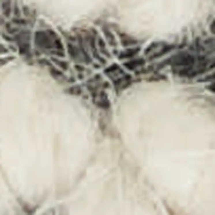 8' X 10' Gray And White Wool Abstract Area Rug