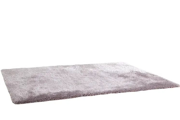 8' X 11' Silver Shag Hand Tufted Area Rug