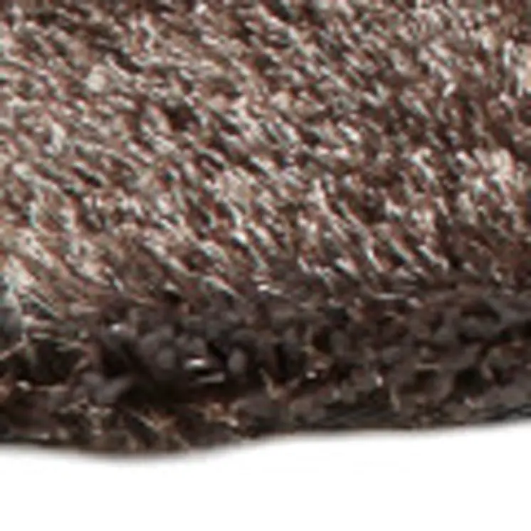 8' X 11' Charcoal Shag Hand Tufted Area Rug