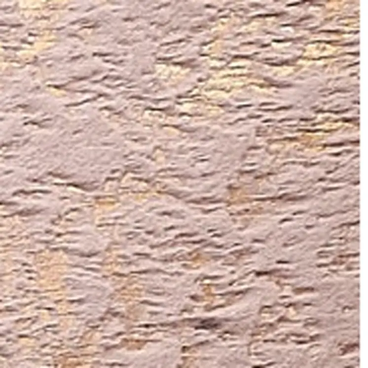 2' X 3' Pink and Gold Faux Fur Abstract Shag Non Skid Area Rug