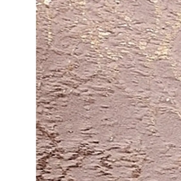 4' X 6' Pink and Gold Faux Fur Abstract Shag Non Skid Area Rug