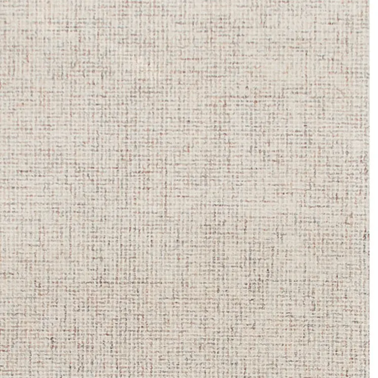 8' Beige And Brown Wool Abstract Hand Tufted Runner Rug