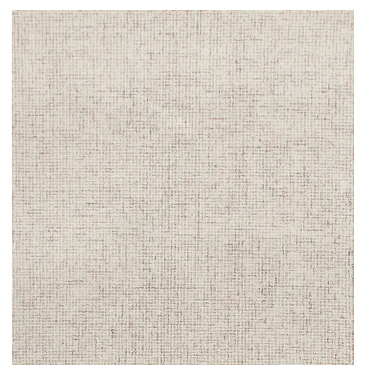 5' X 7' Beige and Brown Wool Abstract Hand Tufted Area Rug
