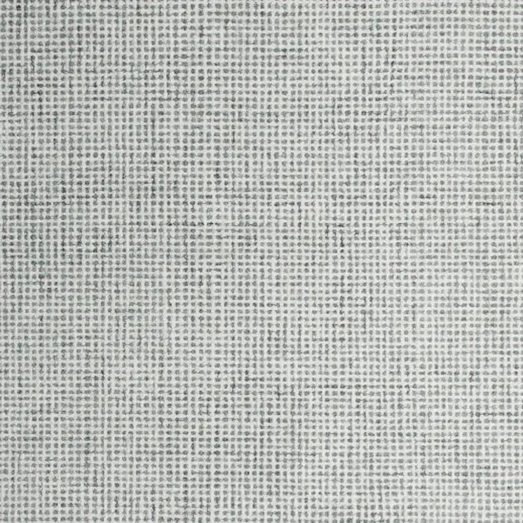 5' X 7' Green and Ivory Wool Checkered Hand Tufted Area Rug